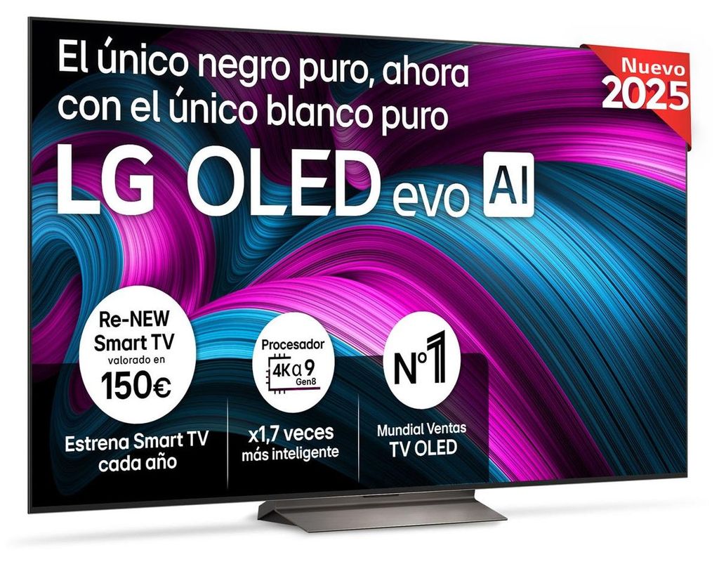 LG OLED evo AI OLED77C5ELB, 195,6 cm (77"), 3840 x 2160 Produktbild 