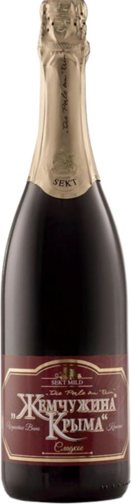 Sekt Zhemchuzhina Krima rot mild 0,75L 12,5% vol.