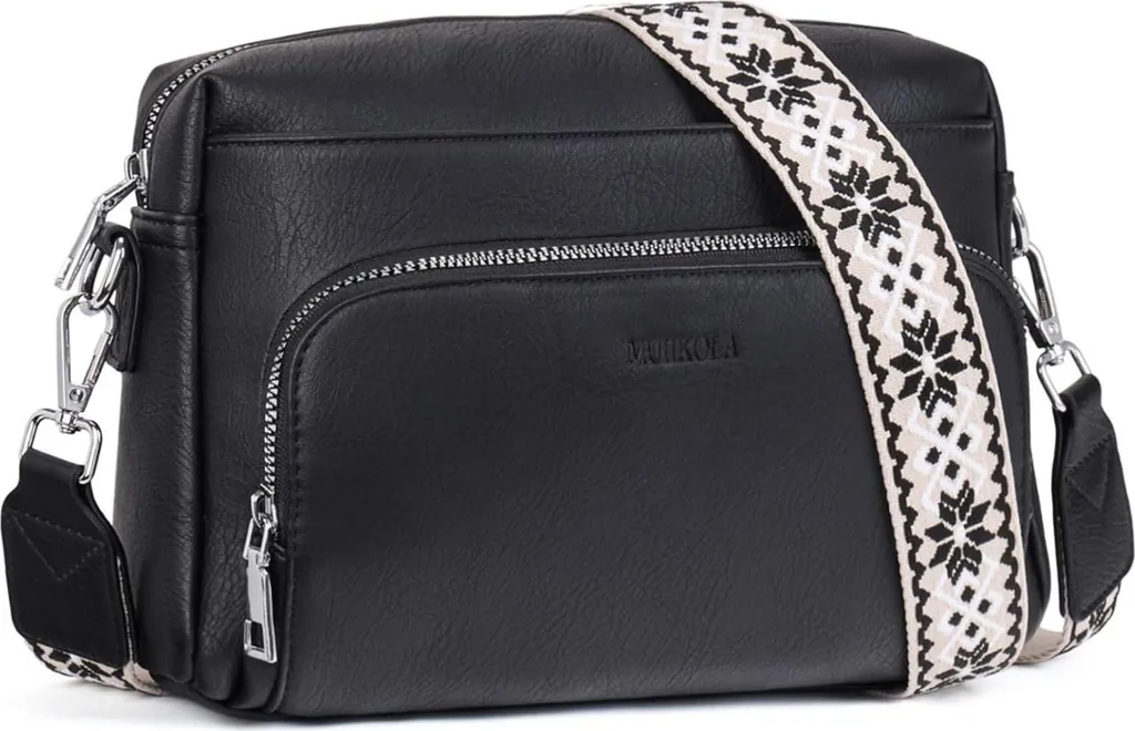 Sac bandoulière Femme pratique pour sorties et voyages - Format Compact S2