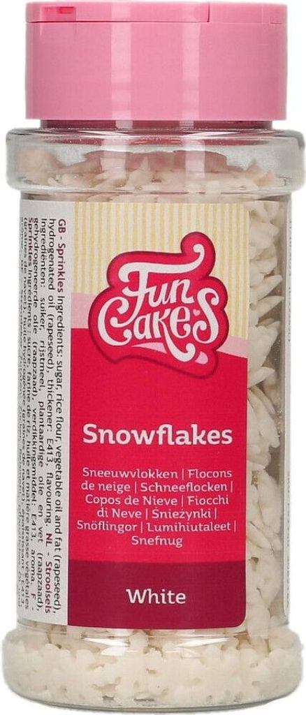 FunCakes Snowflakes Weiß 50 g Produktbild 