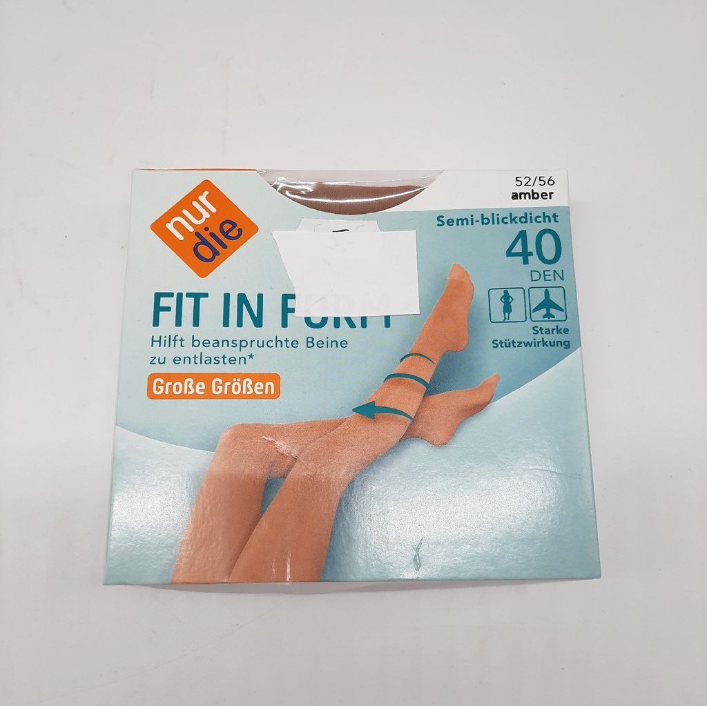 Nur Die Stützstrumpfhose Damen Hautfarben Fit in Form Gr. Produktbild 