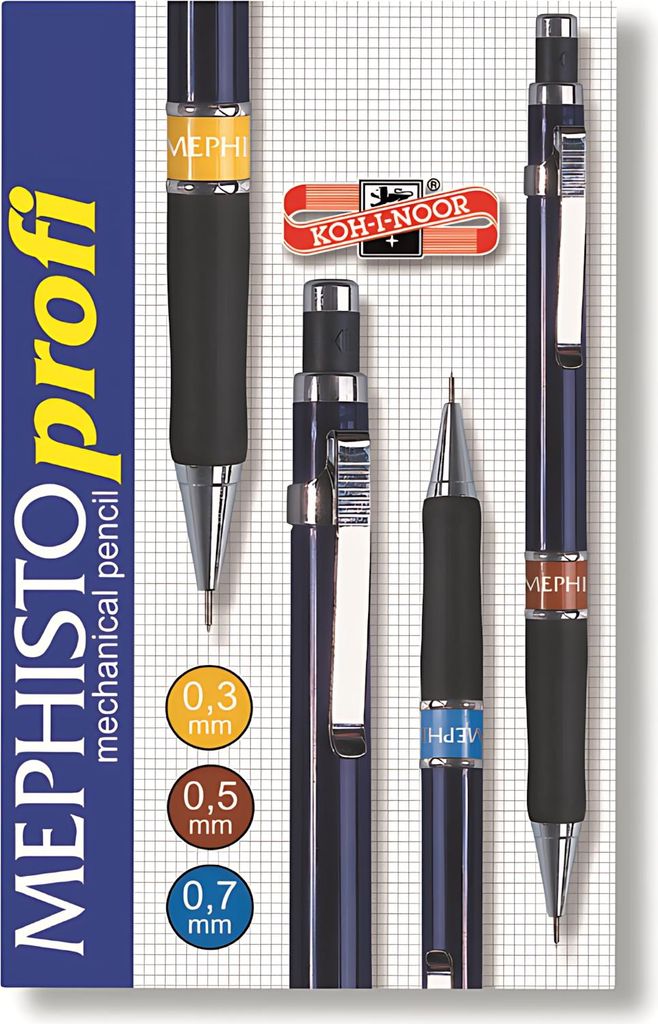 Druckbleistift "Mephisto Profi" 0,3 x 60 mm Feinmine - Gradation B -