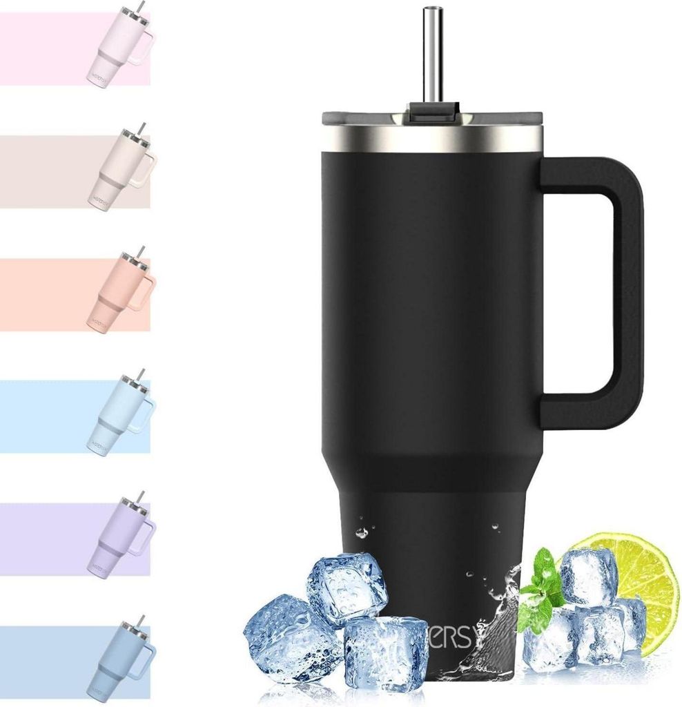 40 oz (ongeveer 1,2 liter) thermosbeker, roestvrij staal, Productafbeelding 
