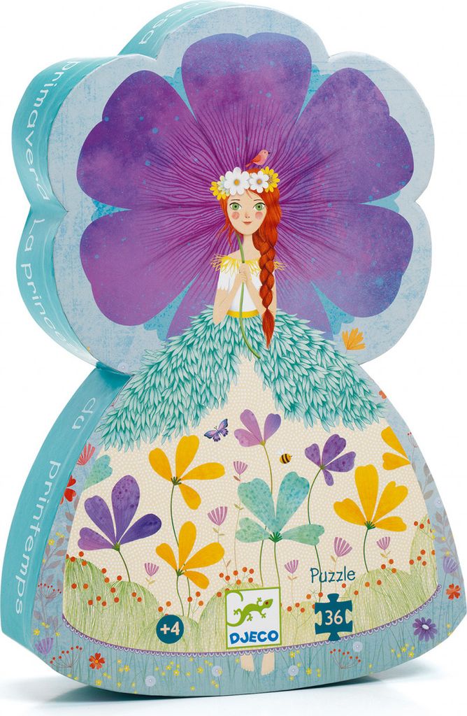 Djeco-Puzzle: Blumenprinzessin - 36 Teile
