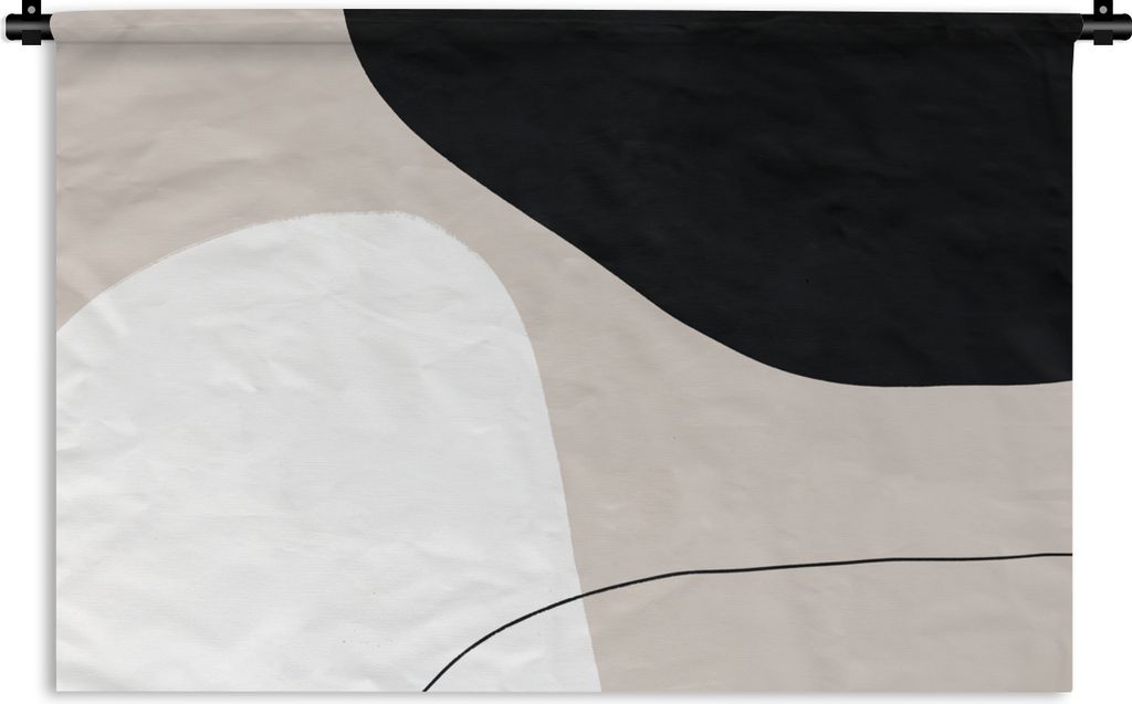 MuchoWow Wandteppich Wandbehang Formulare - Abstrakt - Gestaltung 60x40 cm Tapisserie Dekoration Wandtuch - Wanddekorationen