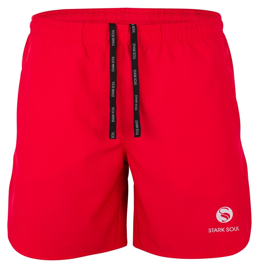 Sport Shorts "reflect" von Stark Soul, Trainingsshort - Rot - Gr: XL