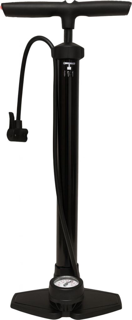 CycleMaster Aluminium Standluftpumpe Mit Manometer + Dualkopf Inklusive Adapter