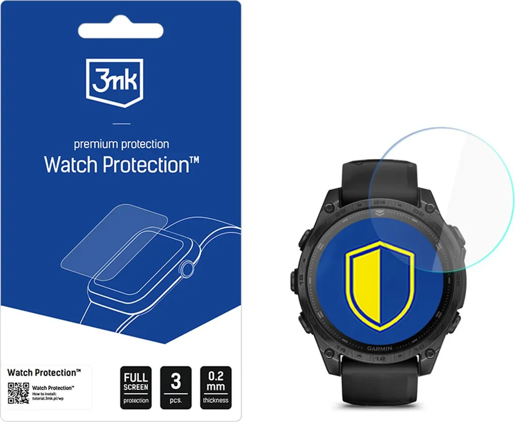 Garmin Tactix 8 47Mm - 3Mk Orologio di protezione Flexibleglass