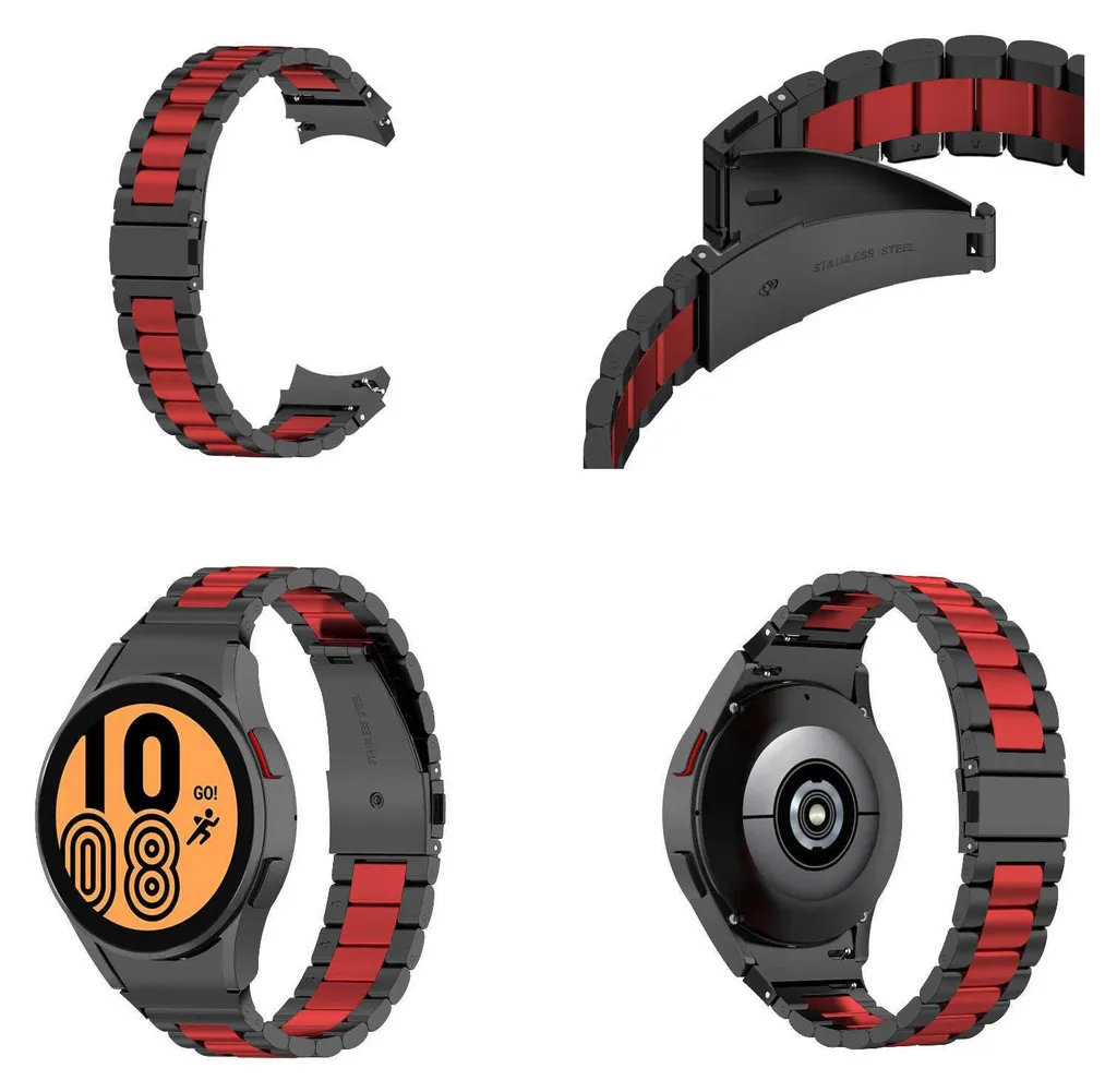 Cinturino Acciaio Samsung Galaxy Watch 6 5 4 Pro Classic Resistente - 1
