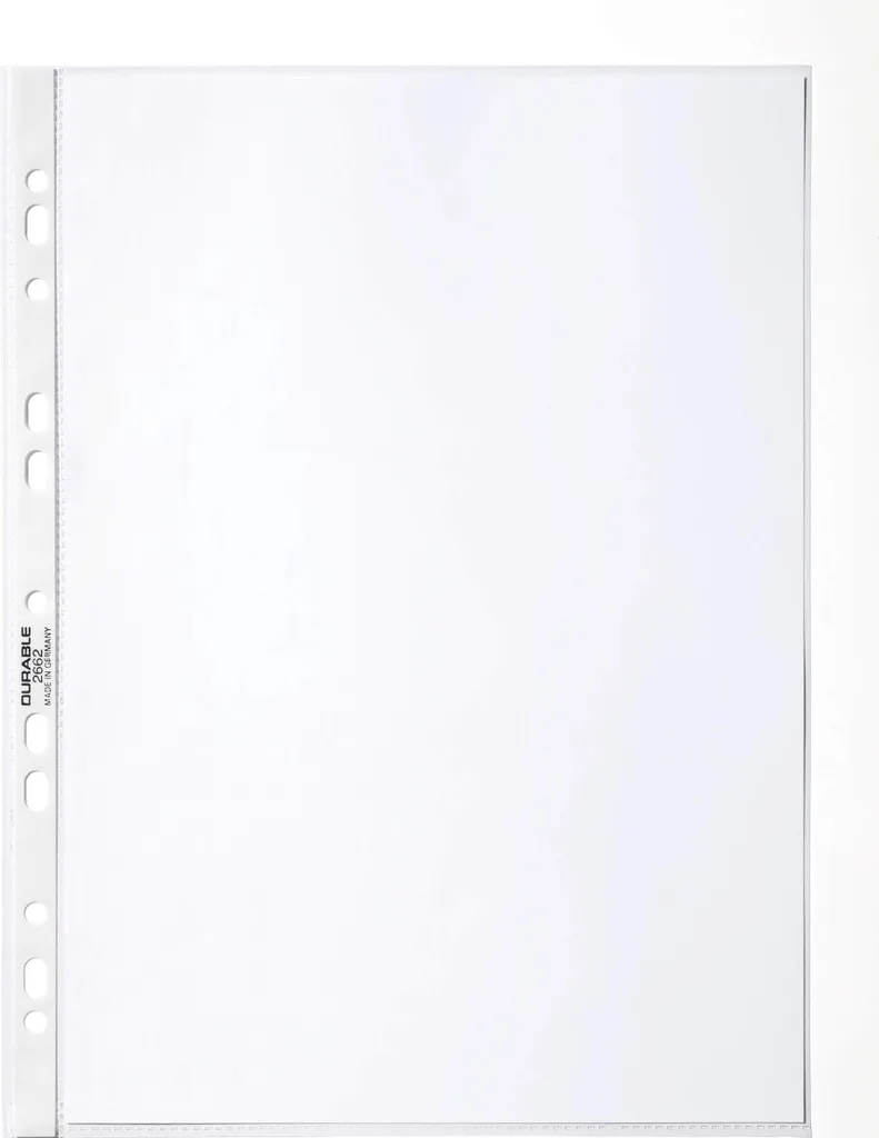 Durable 266219 Busta BUSINESS A4 Foratura Universale - 10 Pezzi