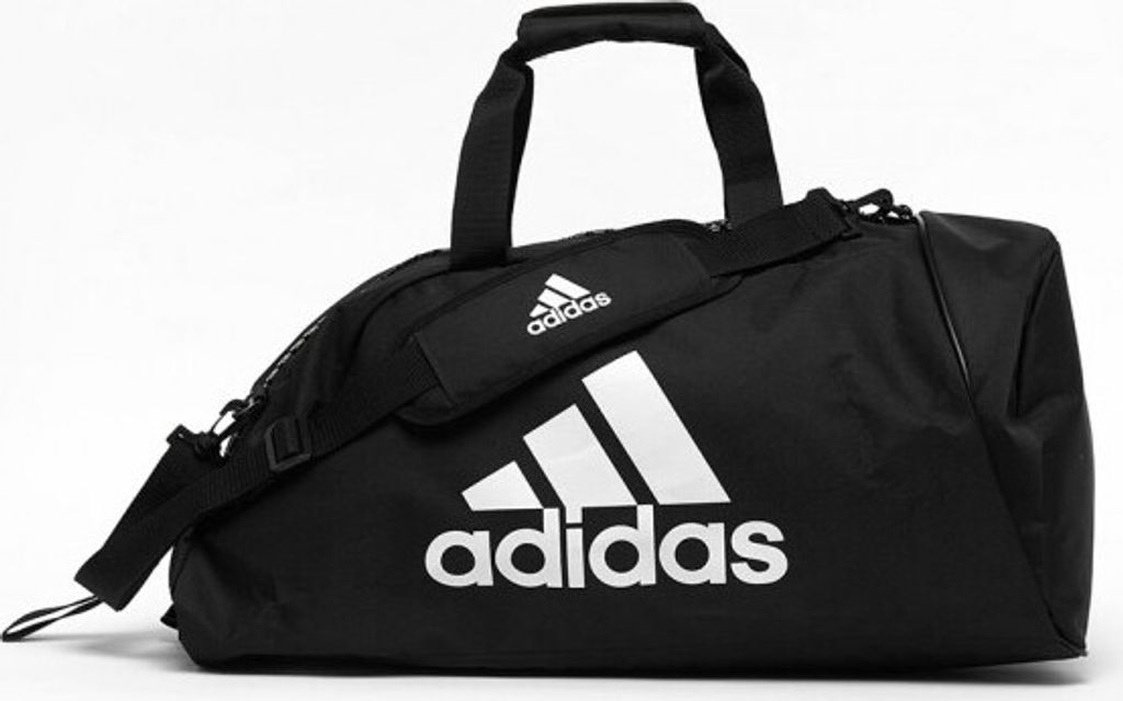 adidas 2in1 Bag Polyester COMBAT SPORTS blk/white M Produktbild 