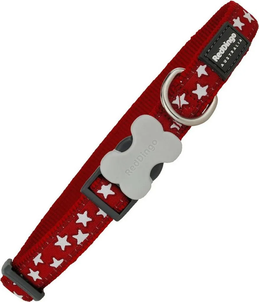 Scheda Tecnica Collare Red Dingo Style Rosso Regolabile 31-47 cm