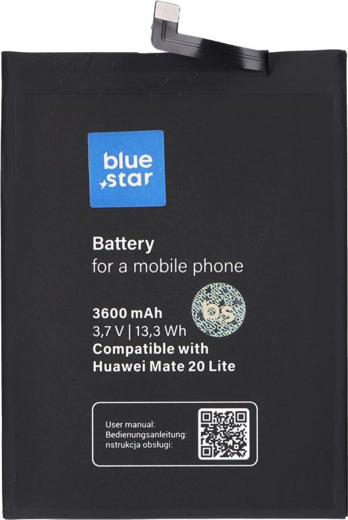 AKKU passend für Huawei Mate 20 Lite/P10 Plus/Honor View 10 3600 mAh Li-Ion Blue Star Premium