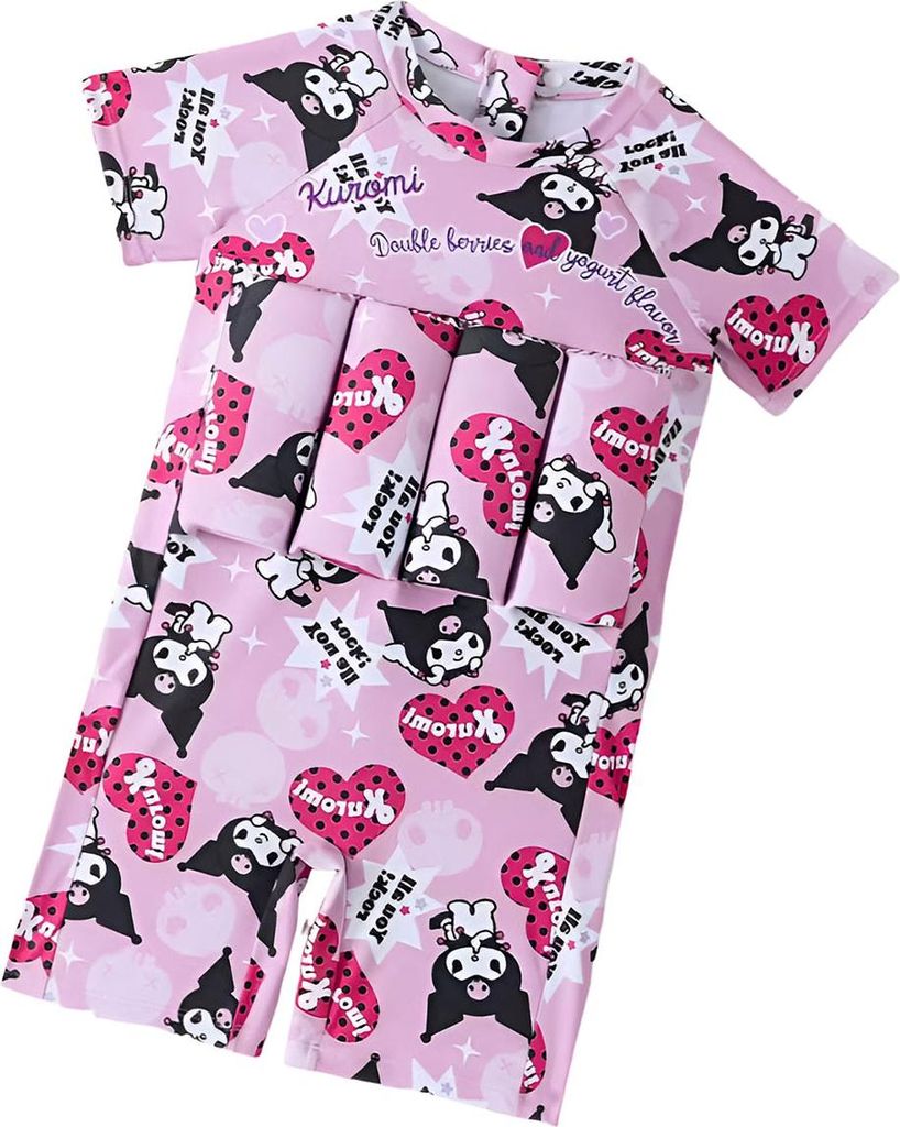 Baby-Badeanzug und Poncho Größe 110 - Dinosaurier