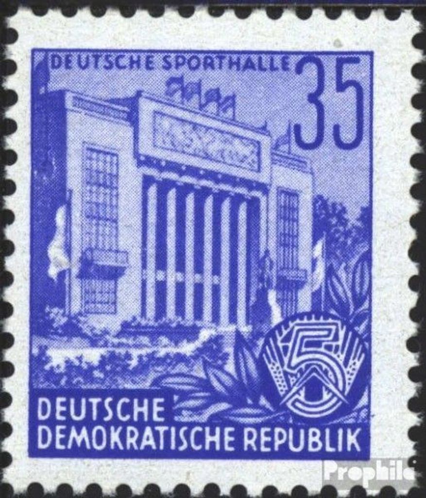 Briefmarken DDR 1953 Mi 374 postfrisch Fünfjahresplan (I) Produktbild 