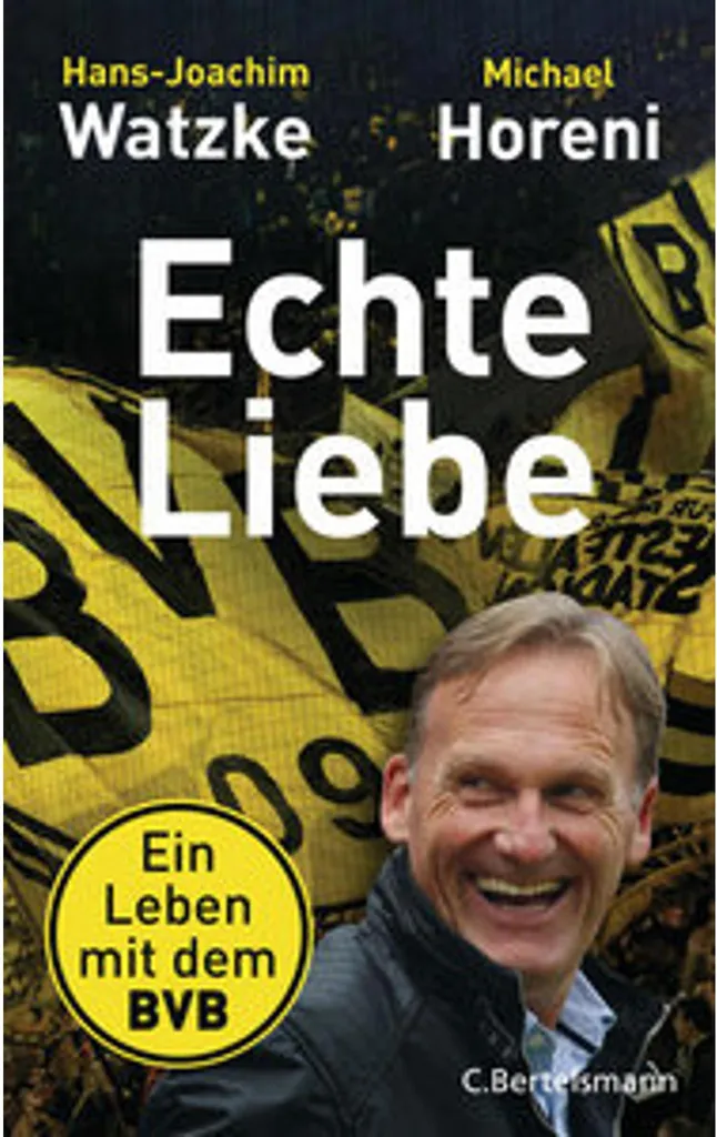 T-shirt BVB Echte Liebe Noir et Jaune en Pur Coton pour Supporter