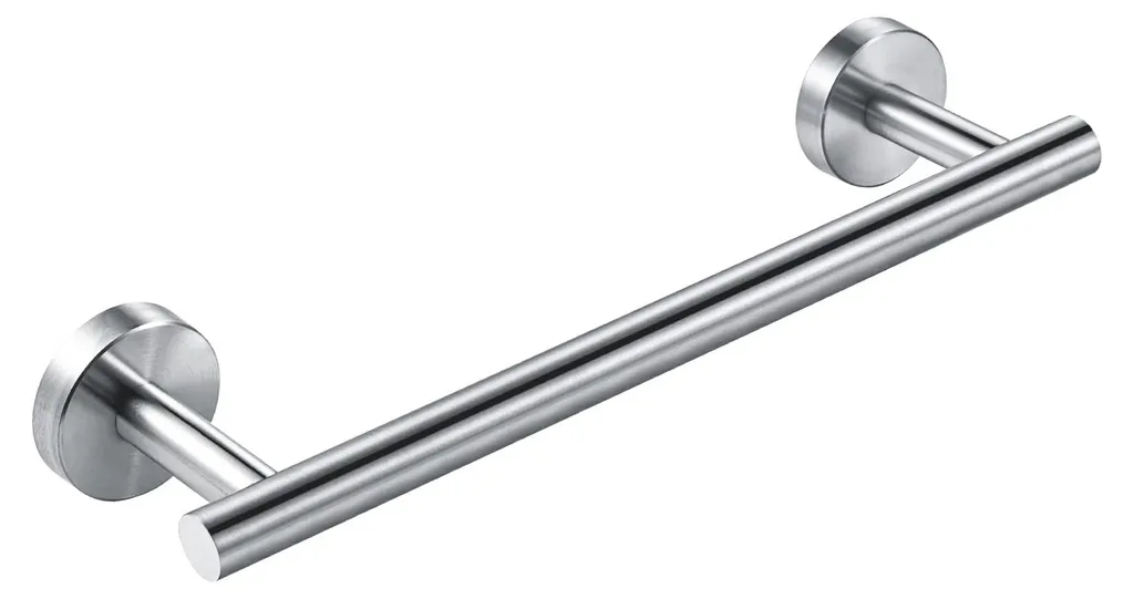 Support serviette 30 cm pour petite salle de bain, barre inox murale