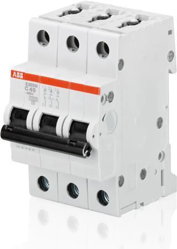 Disjoncteur ABB B16 3 Pôles S203M-B16 pour Installation Rail DIN 400V