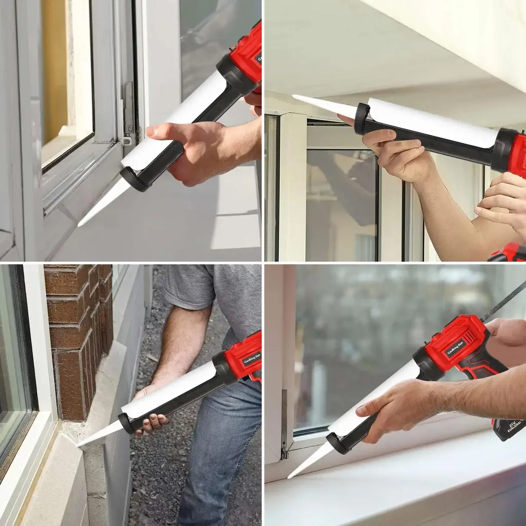Pistolet silicone électrique 18V à 4 vitesses avec éclairage intégré - 9