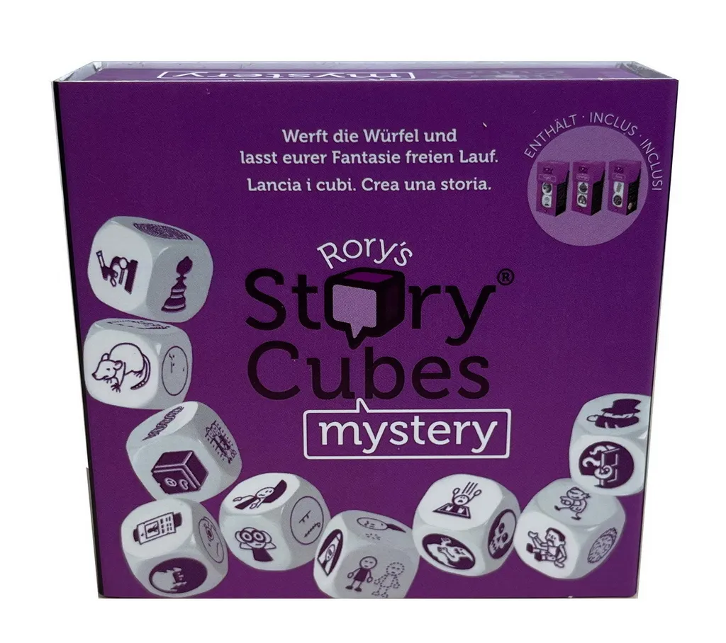 Dés à histoires Story Cubes Mystery - 54 icônes pour enquêtes et énigmes