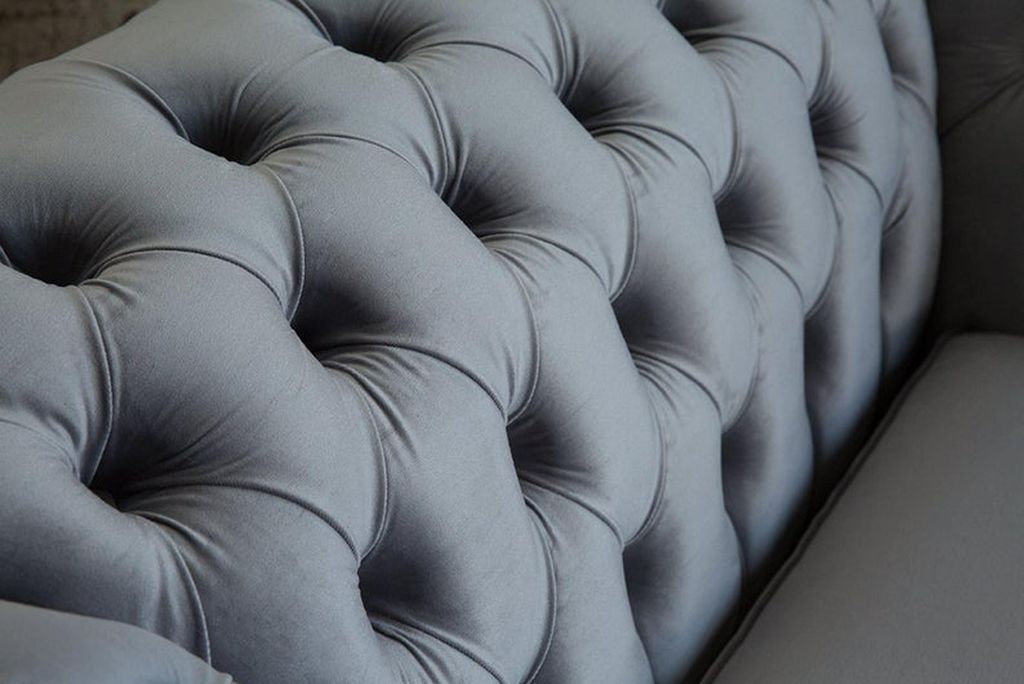 Set Garnitur Polster Relax Fernseh Sessel Hocker Beistell Designer Chesterfield