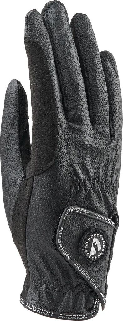 Aubrion - Herren/Damen Unisex Reithandschuhe "Aachen" ER2062 (L) (Schwarz)