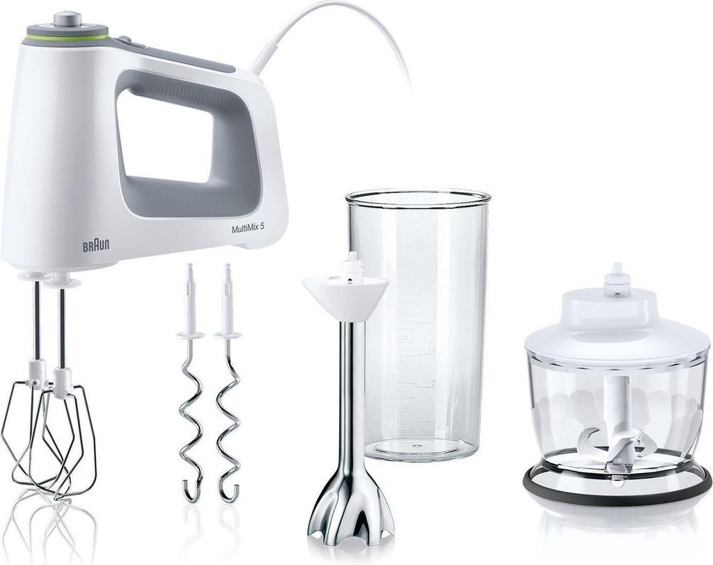 Braun Multimix 5 Handmixer HM 5137 750 W 500 ml Zerkleinerer 600 ml Mix und_Ausblick