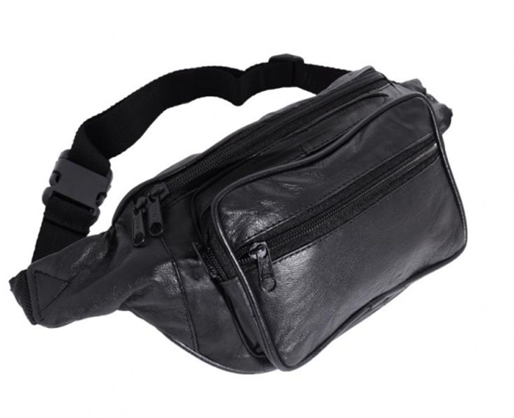 Bauchtasche mit Fronttasche Reißverschluss