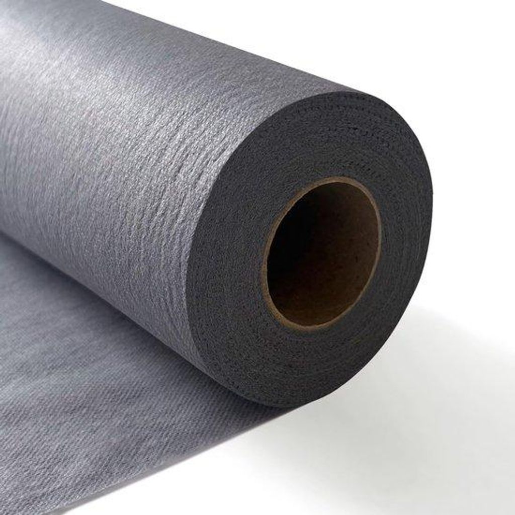 Graue Wegwerf-Tischdecke 0,3x25m 30g/m2 Nonwoven Stoff
