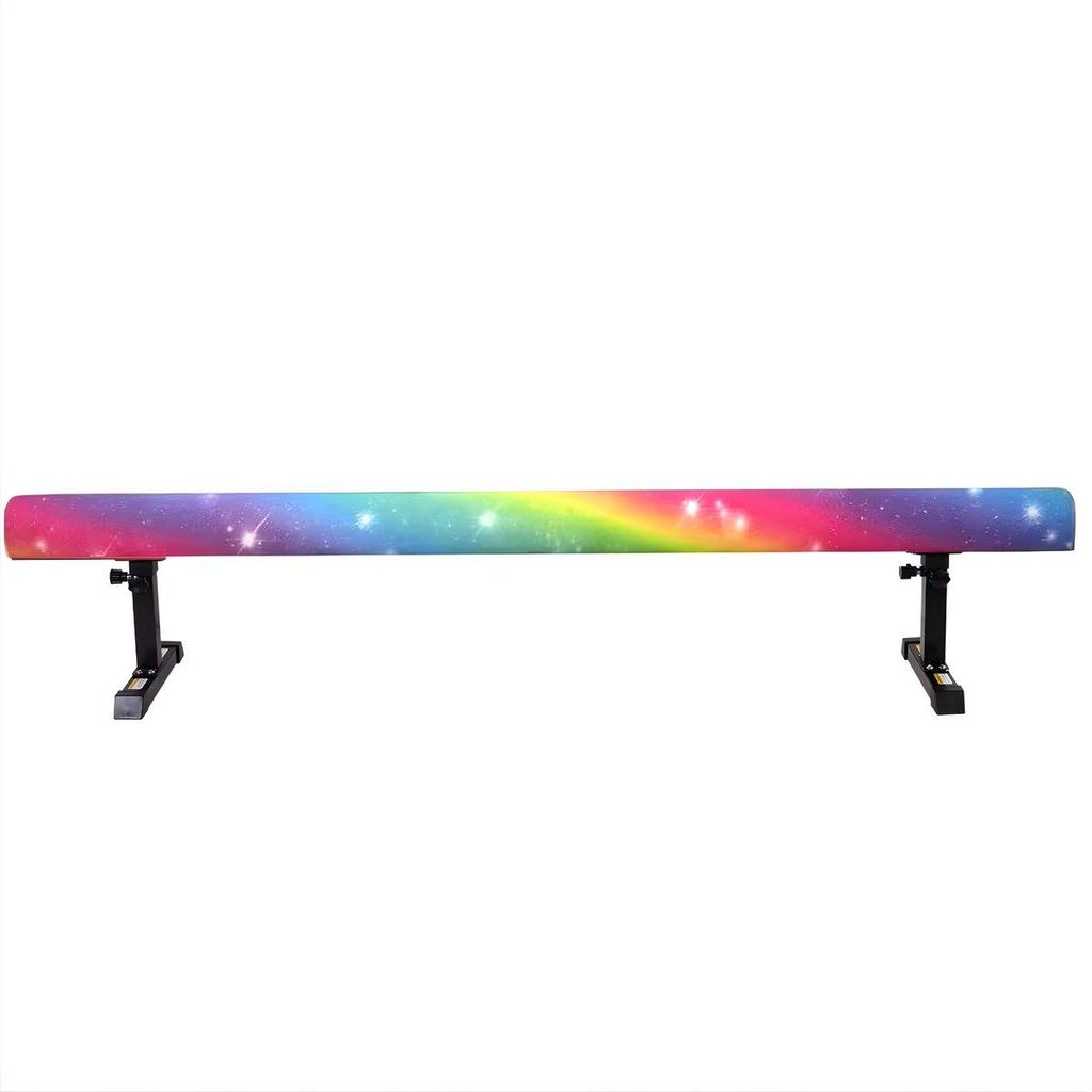 Verstellbarer Schwebebalken 180 cm - 5 Höhenstufen - Turnbalken für Kinder - Indoor & Outdoor Balance Trainingsgerät