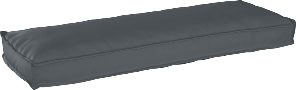 vidaXL Palettenkissenset 2 pcs Anthrazit 120 x 40 x 8 cm Oxford-Stoff
