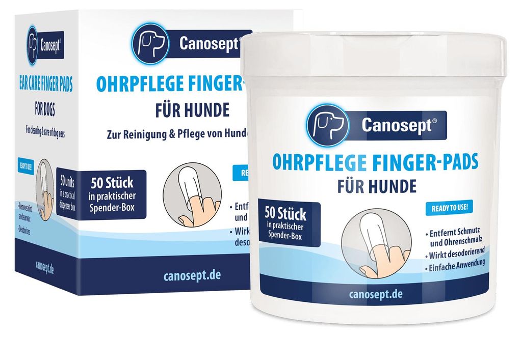 Canosept oorbadsdoekjes voor honden - verpakking van 50 Productafbeelding 