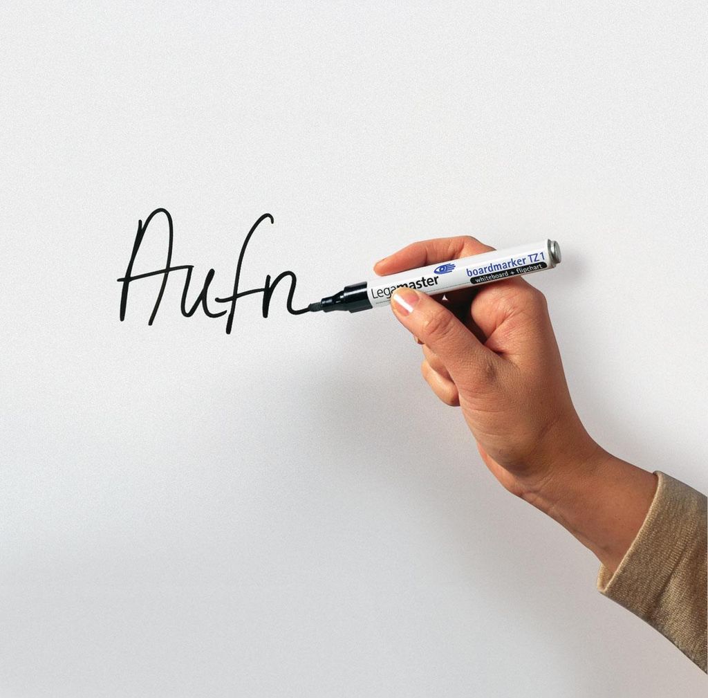 Legamaster TZ 1 Whiteboard- und Flipchart-Marker schwarz 1,5 - 3,0 mm, 10 St.