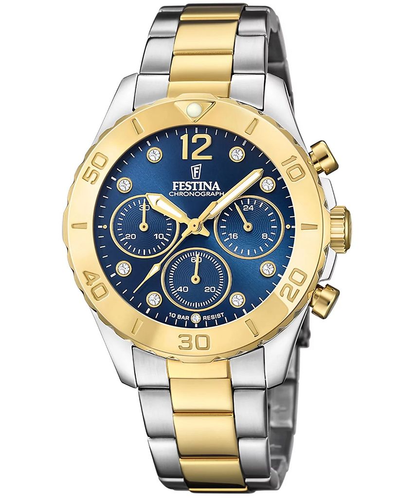 Festina F20604-3 CYRKONIE Damenuhr silber