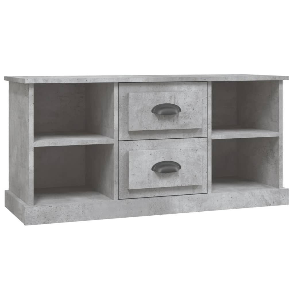 vidaXL TV-Schrank Betongrau 99,5x35,5x48 cm Holzwerkstoff