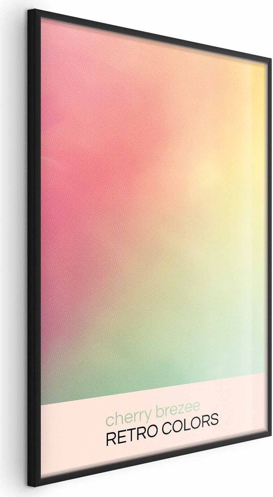 Posterpapier Poster - Cherry Breeze - Pastel Gradient in Soft, Retro Colors 60x90 cm Muster n-H-10017-ao-a