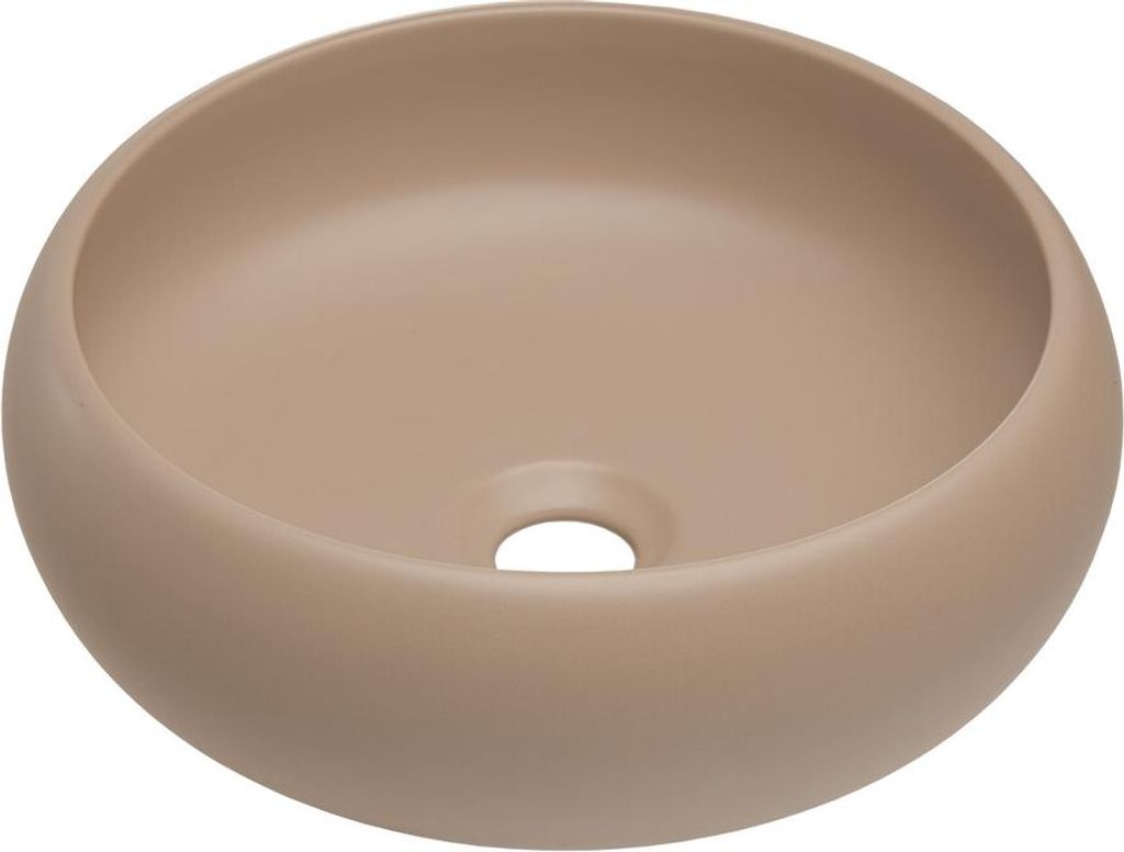 Lavabo in Vetroceramica WIKI, beige, 36 cm Immagine del prodotto 