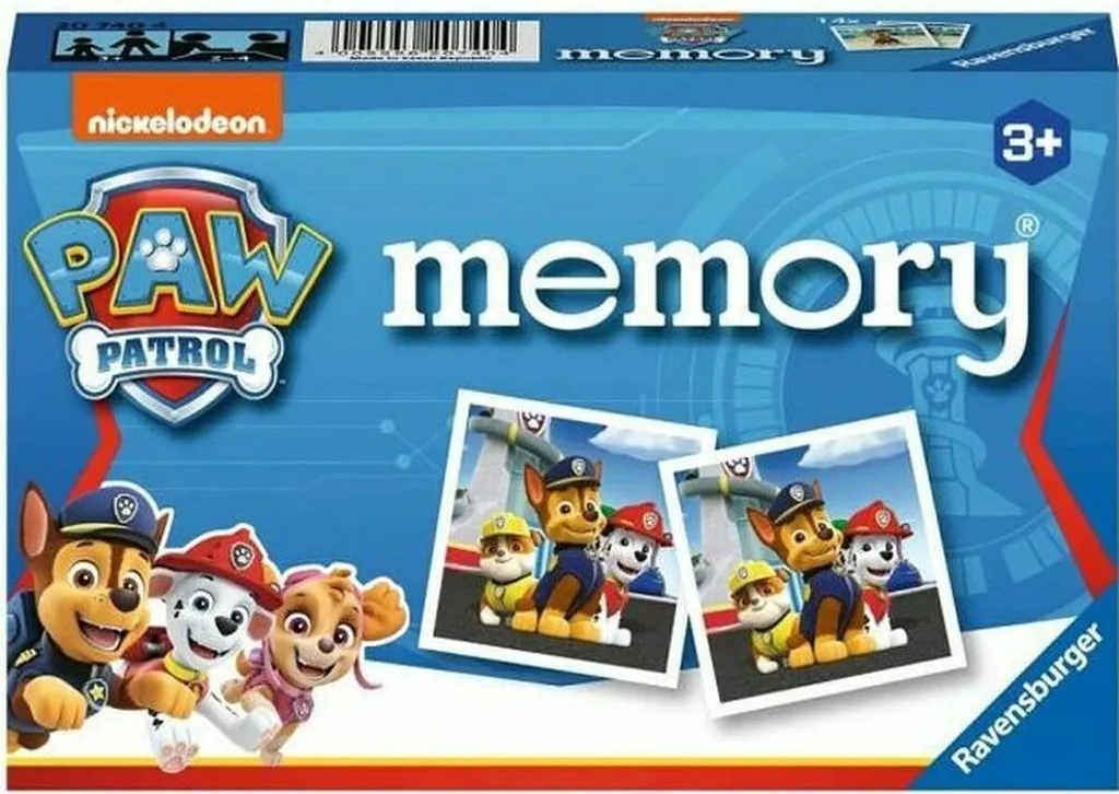 Jeu éducatif Ravensburger Memory Paw Patrol pour apprendre en s'amusant