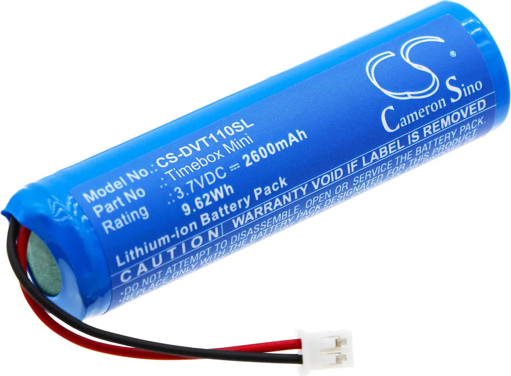 Batteria TECHTEK per Divoom Timebox Mini | Ricambio 2600mAh 3.7V