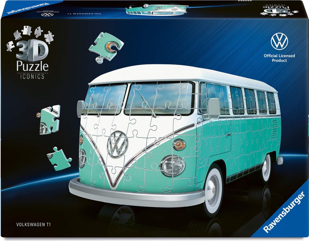 Ravensburger 3D Pz Iconics Volkswagen T1 Zdjęcie produktu 