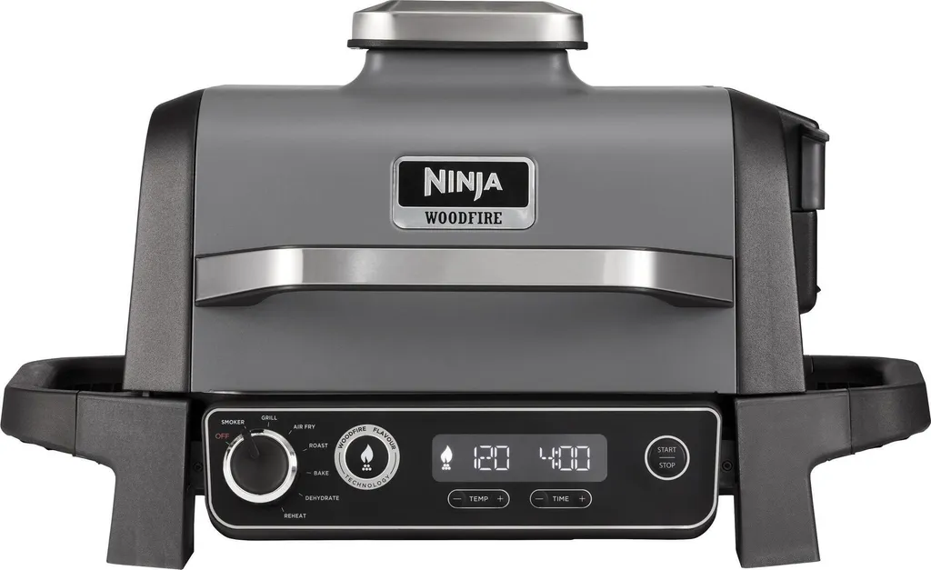 Ninja Woodfire OG701EU - Barbecue Électrique et Fumoir Extérieur 7-en-1
