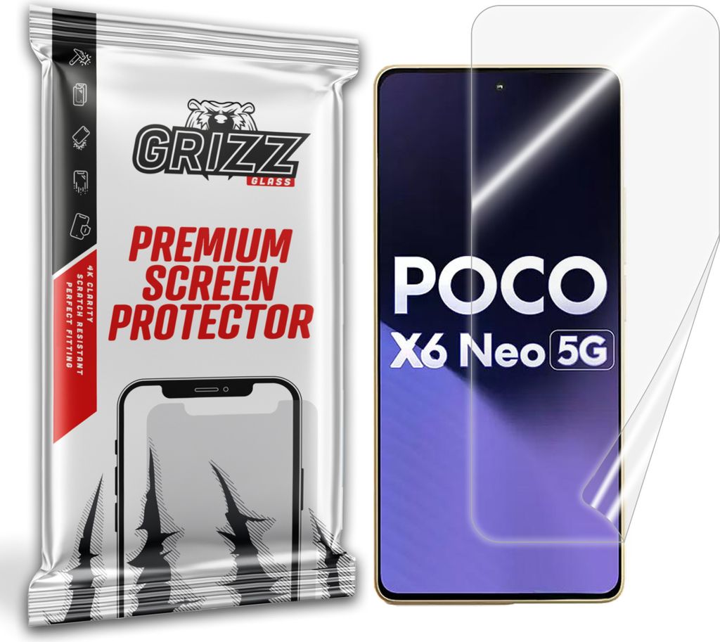 Keramische Folie GrizzGlass CeramicFilm für Xiaomi Poco X6 Neo
