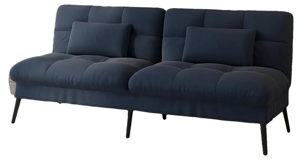 Canapé convertible gain de place bleu foncé pour studio et salon chic