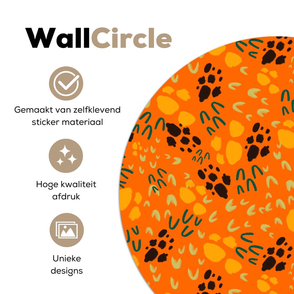 MuchoWow - Mauerkreis - Wand Bilder - Wandsticker - Wohnzimmer Dekoration - Dekoration für die Wände - Aluminium - Babyzimmer