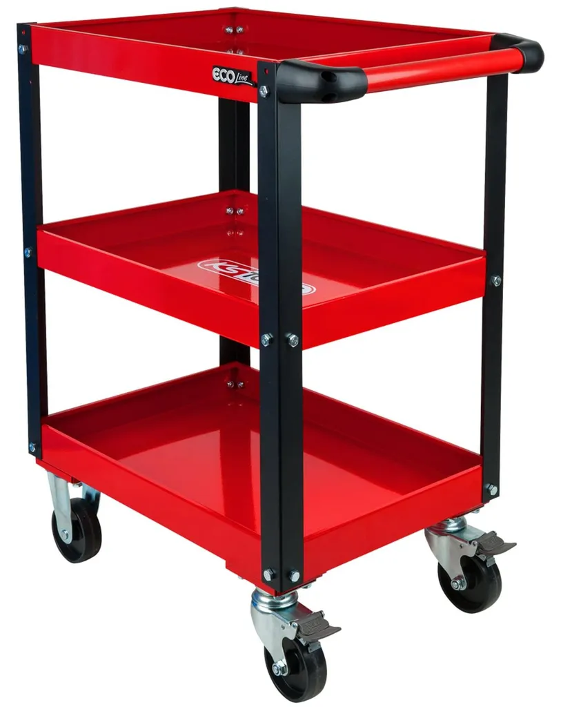 Servante d'atelier à plateaux ECOline KS TOOLS 890.0001 mobile et robuste