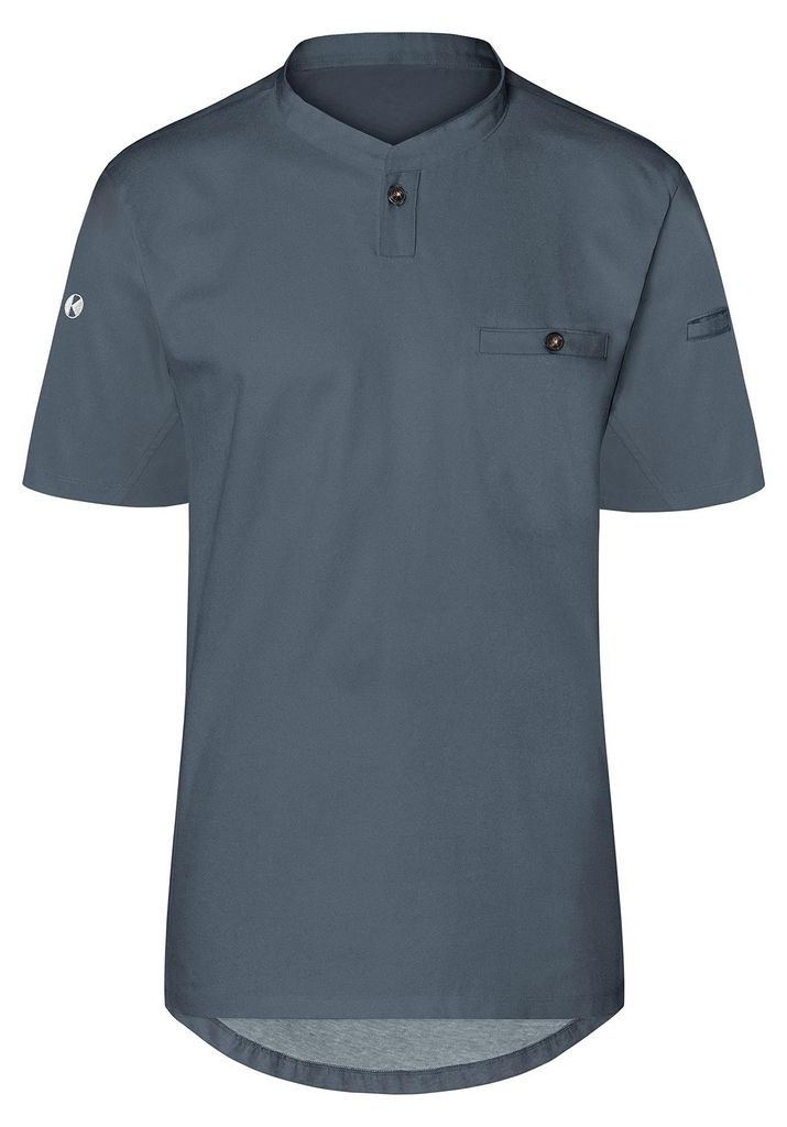 Karlowsky - "Performance" Kochjacke für Herren - Arbeit kurzärmlig FK1709 (L) (Anthrazit)