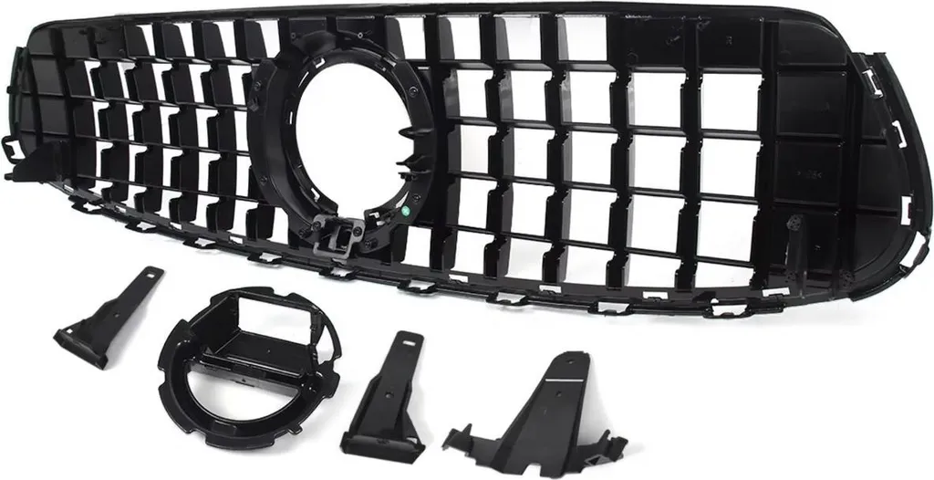 Grille de calandre robuste Chrome et Noir pour Mercedes GLC X253 2020