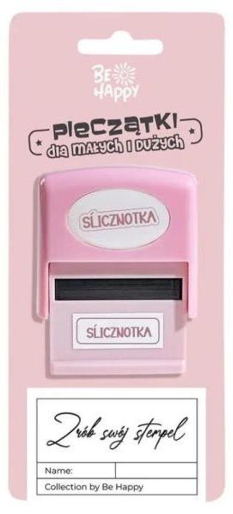 Stempel mit der Aufschrift „Ślicznotka“ – Be-Happy Gifts