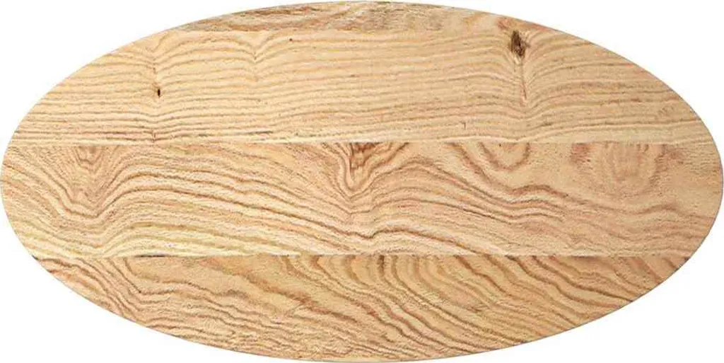 Piano per Tavolo in Rovere Massello 100x50x2 Ovale | Legno Puro