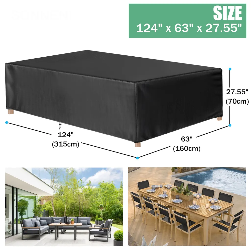 HRSMTY Copertura per Mobili da Giardino,420D Impermeabile